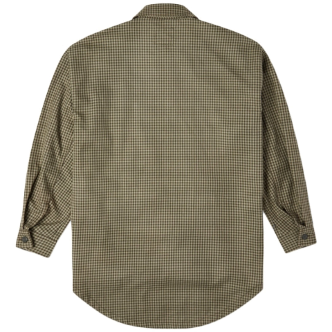 (WMNS) Converse Pocket Oversized Woven Shirt 'Olive Green' 10022551-A01