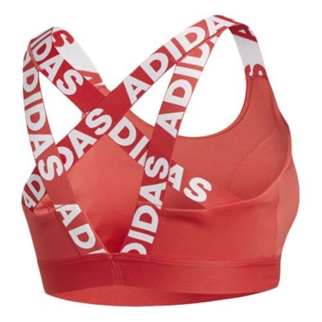 (WMNS) adidas Don't Rest Branded Bra 'red' Asia Sizing FJ6086