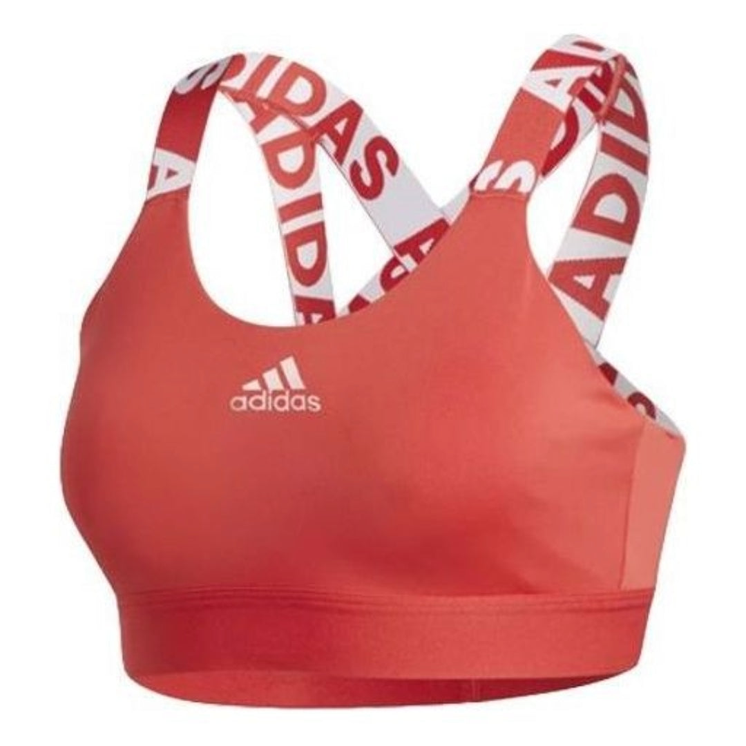 (WMNS) adidas Don't Rest Branded Bra 'red' Asia Sizing FJ6086