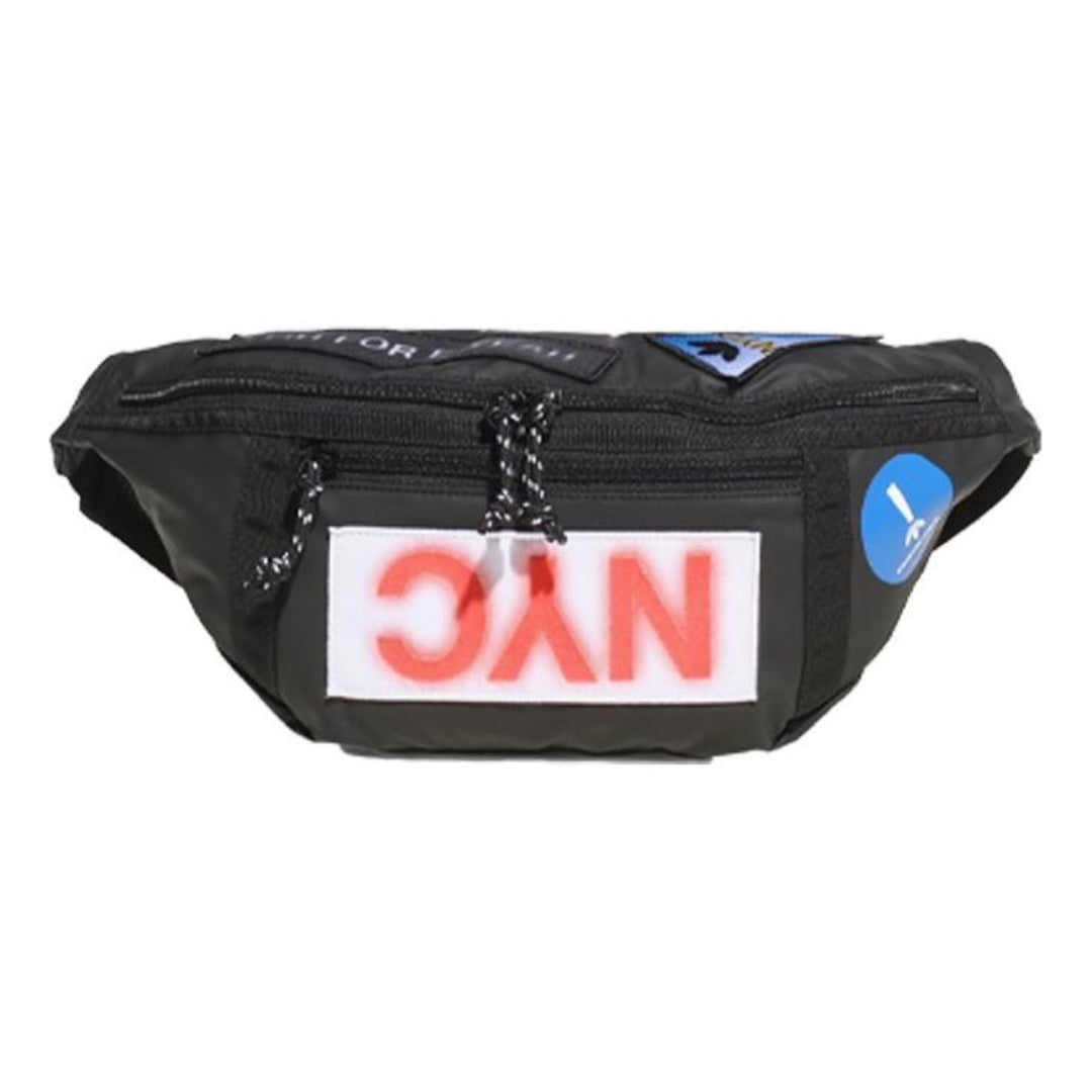 adidas Originals by AW Bum Bag 'Black White Red' FK2114