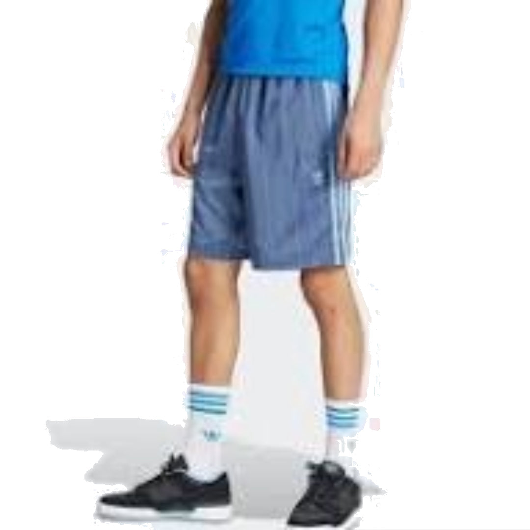 adidas Pinstripe Sprinter Shorts Asia Sizing 'Blue' IU0196