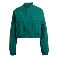 (WMNS) adidas Tiro Snap-Button Jacket Asia Sizing 'Green' IM5013