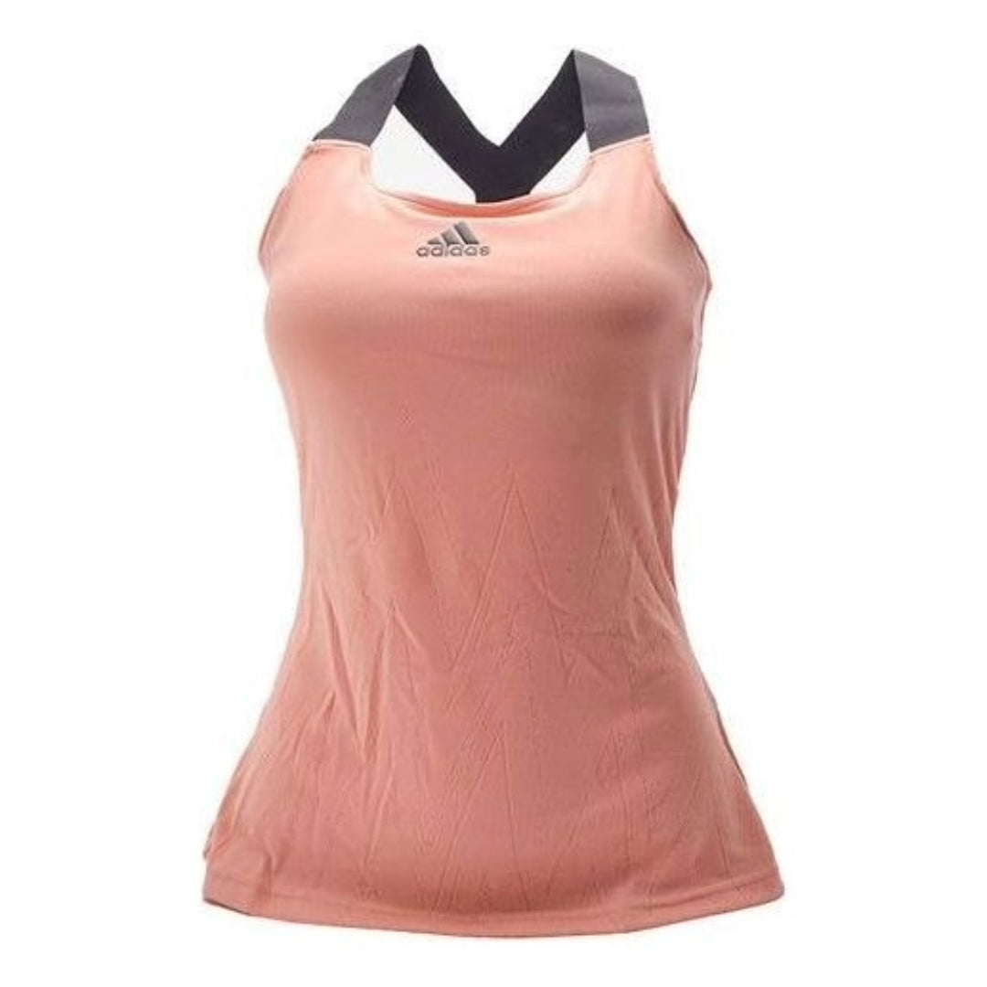 (WMNS) adidas Tennis Primeblue Aeroknit Y-Tank Top Asia Sizing 'Pink Black' H31426
