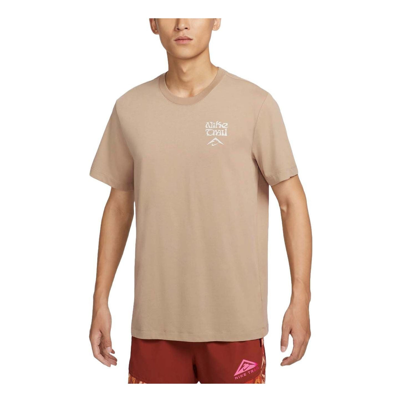 Nike Dri-FIT Running T-Shirt Asia Sizing 'Khaki' FZ8055-247