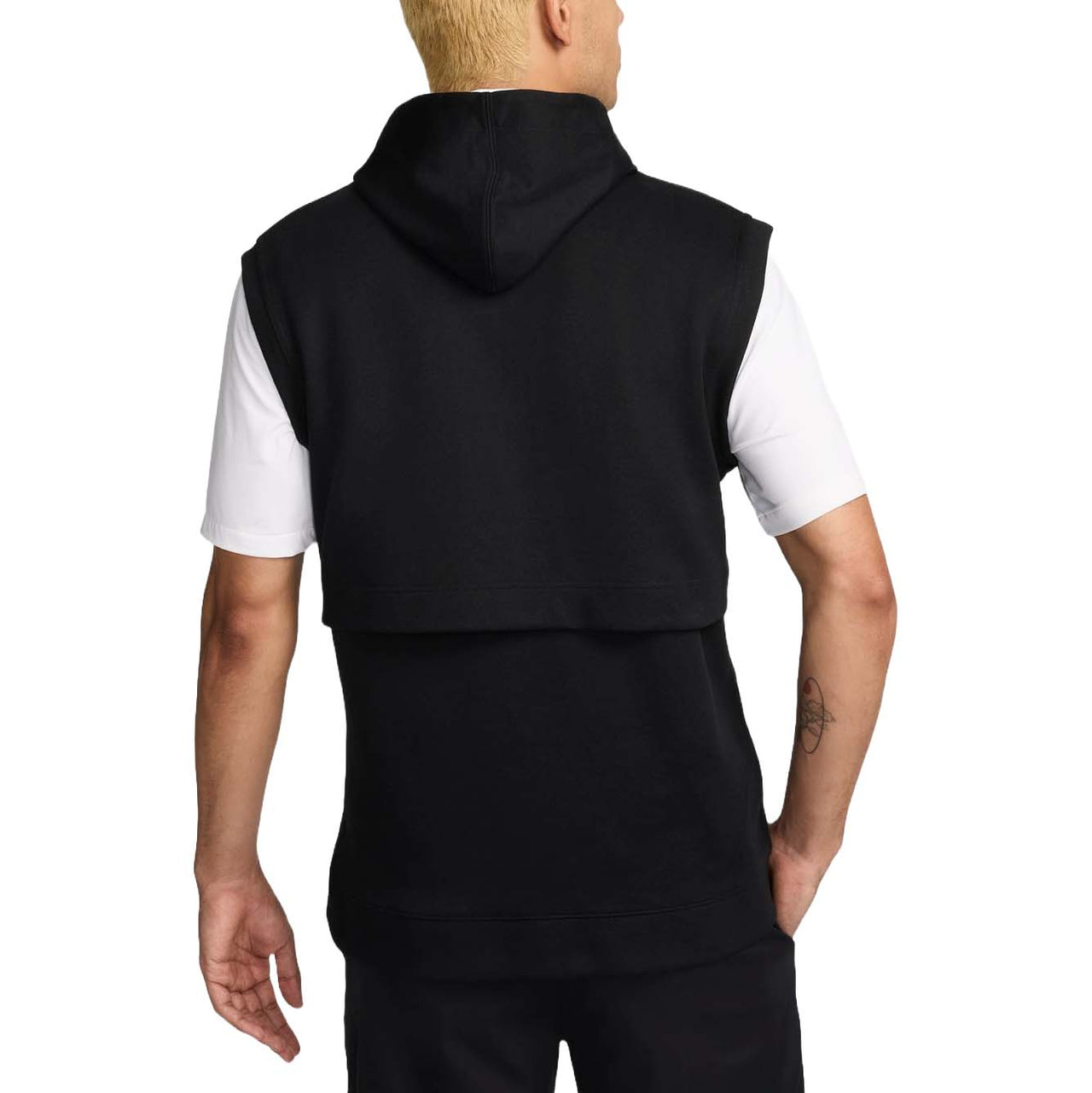 Nike Tour Golf Vest Hoodie 'Black White' FQ8879-010
