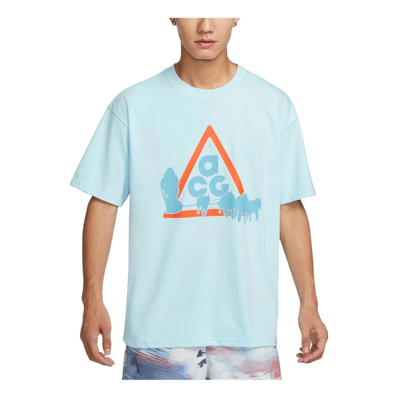 Nike ACG Dri-FIT Graphic T-Shirt Asia Sizing 'Ice Blue' FZ5278-474