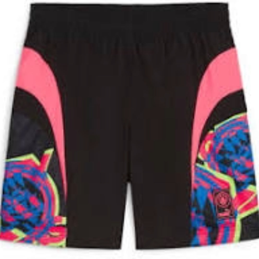 PUMA Manchester City FtblNrgy Woven Short 'Black Multi-Color' 774403-16