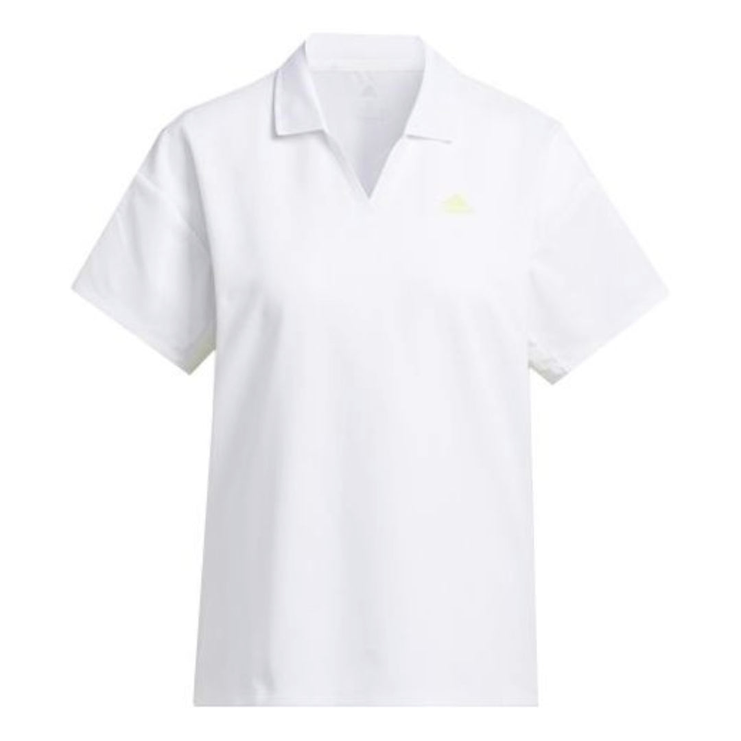 (WMNS) adidas 3-Stripes Primegreen Polo Shirt 'White' GR3535