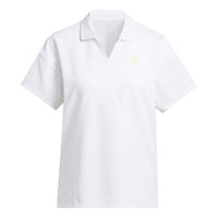 (WMNS) adidas 3-Stripes Primegreen Polo Shirt 'White' GR3535