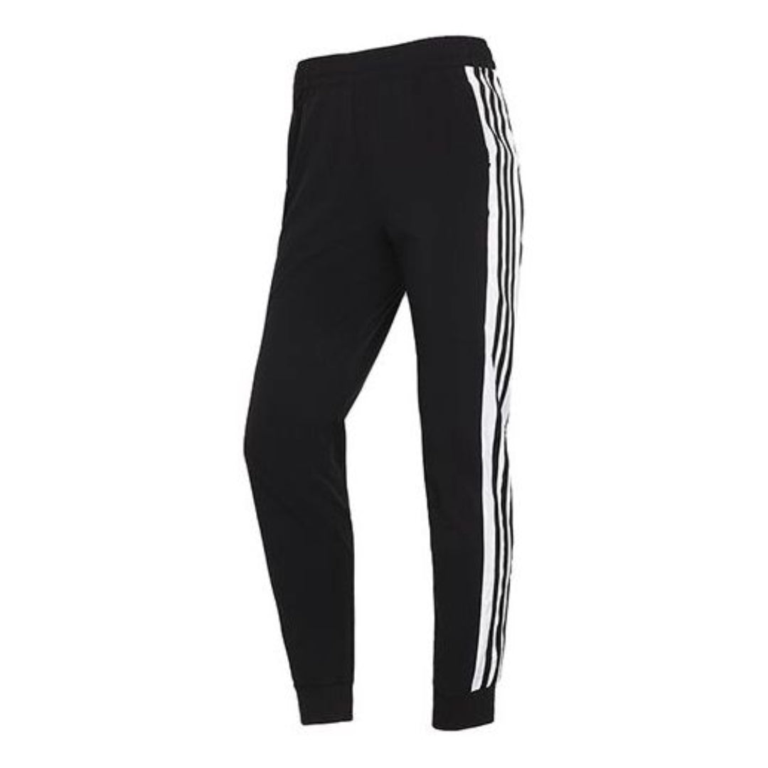 (WMNS) adidas Woven Pants 'Black White' GT4408