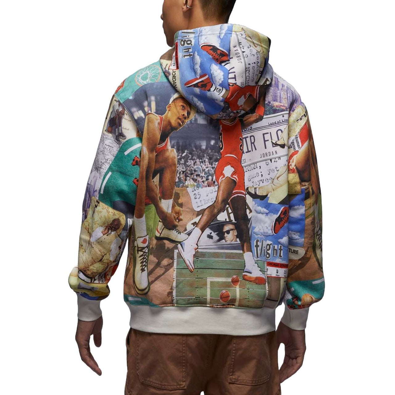 Air Jordan Brooklyn Fleece All Over Print Hoodie Asia Sizing 'Multi-Color' FV7298-133