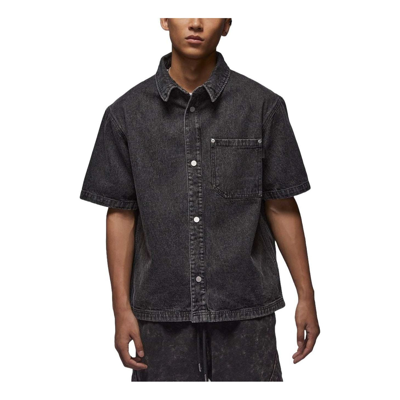 Air Jordan Denim Shirt Asia Sizing 'Washed Black' FZ2132-010