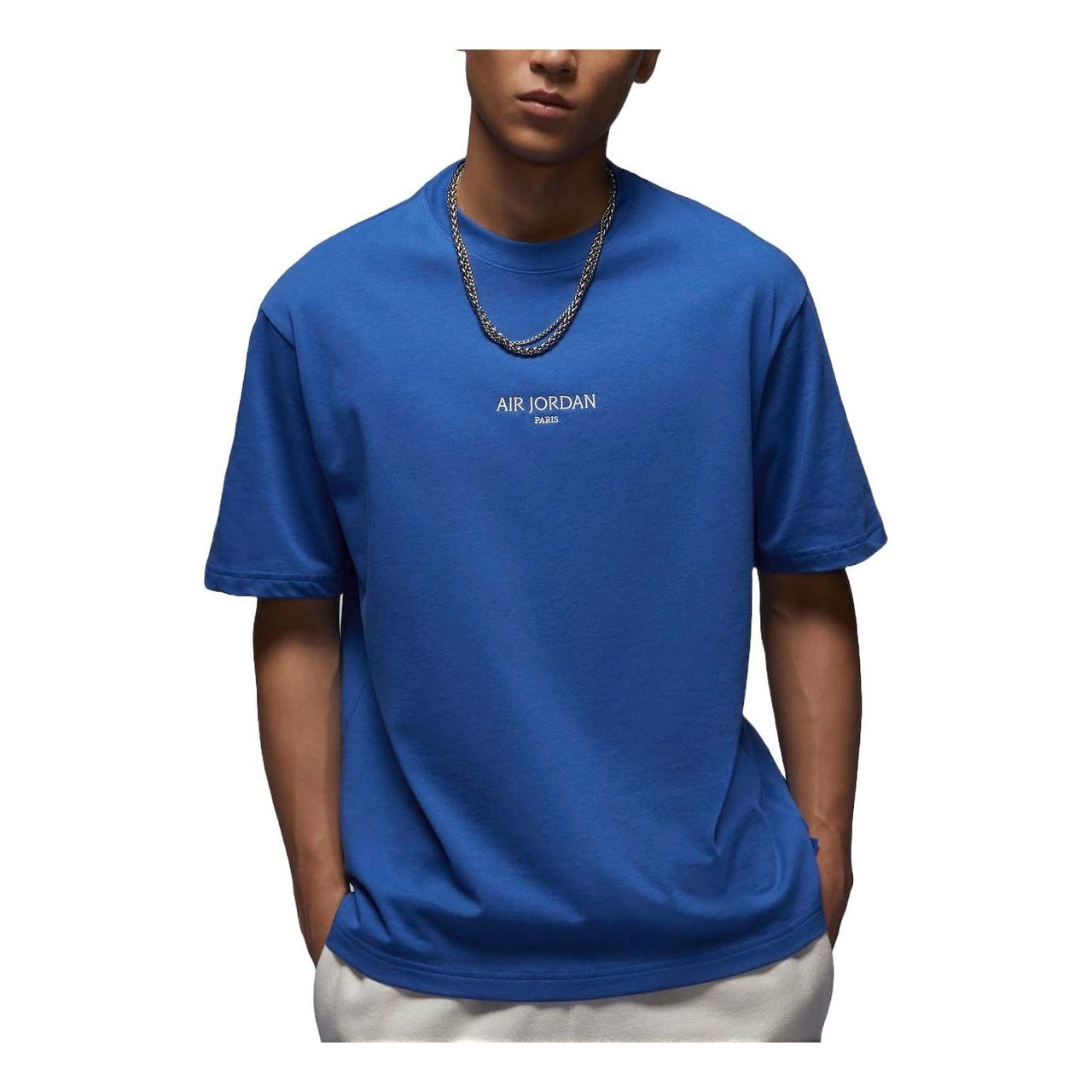 Air Jordan Wordmark 85 T-Shirt Asia Sizing 'Blue' HF5491-480