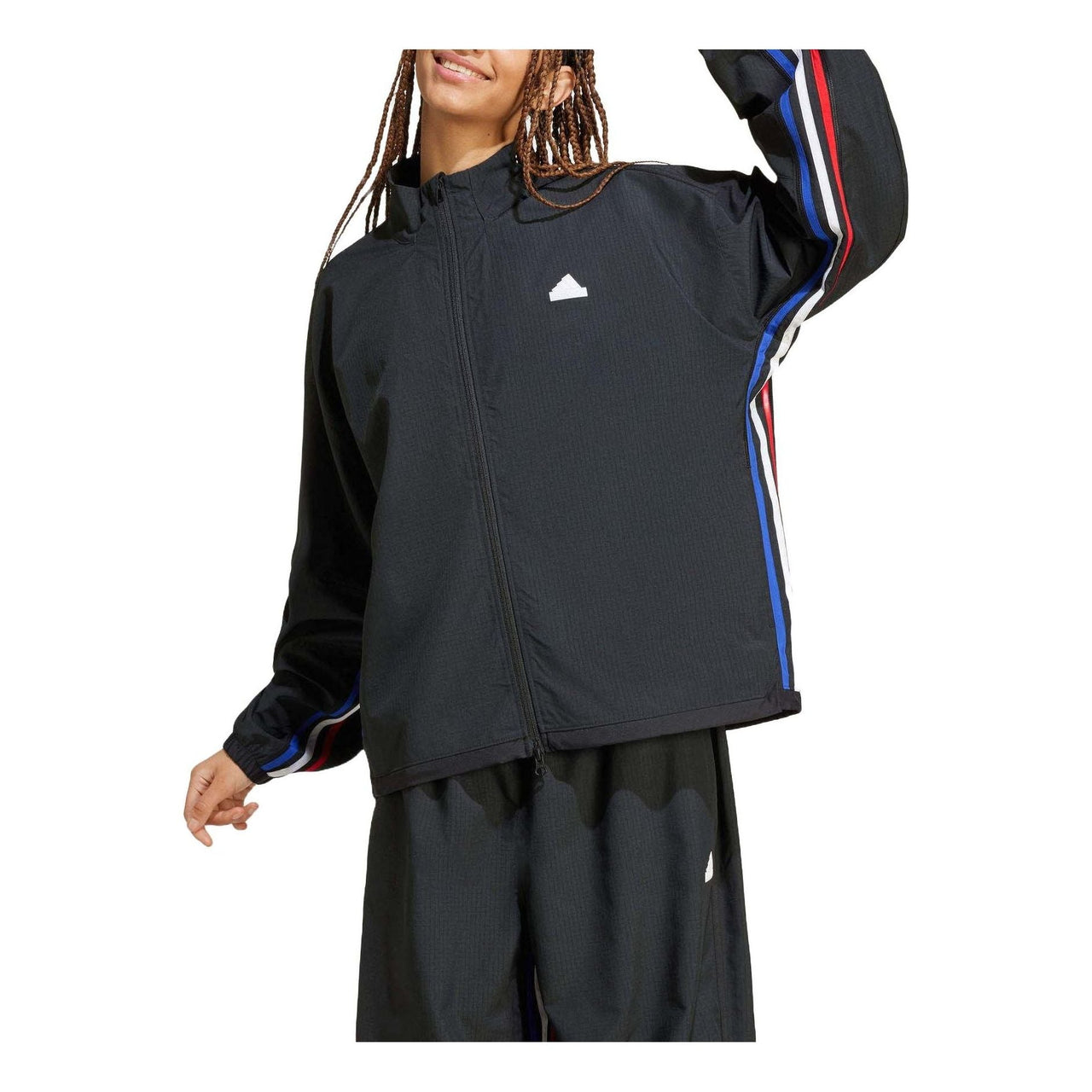 (WMNS) adidas Express Anti-Microbial Breaking Track Jacket 'Black' IX3738