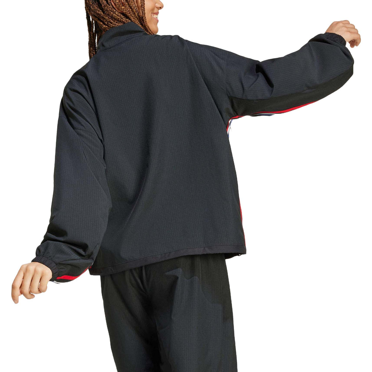 (WMNS) adidas Express Anti-Microbial Breaking Track Jacket 'Black' IX3738