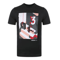 adidas CS RIS T-Shirt 'Black White' EJ7064