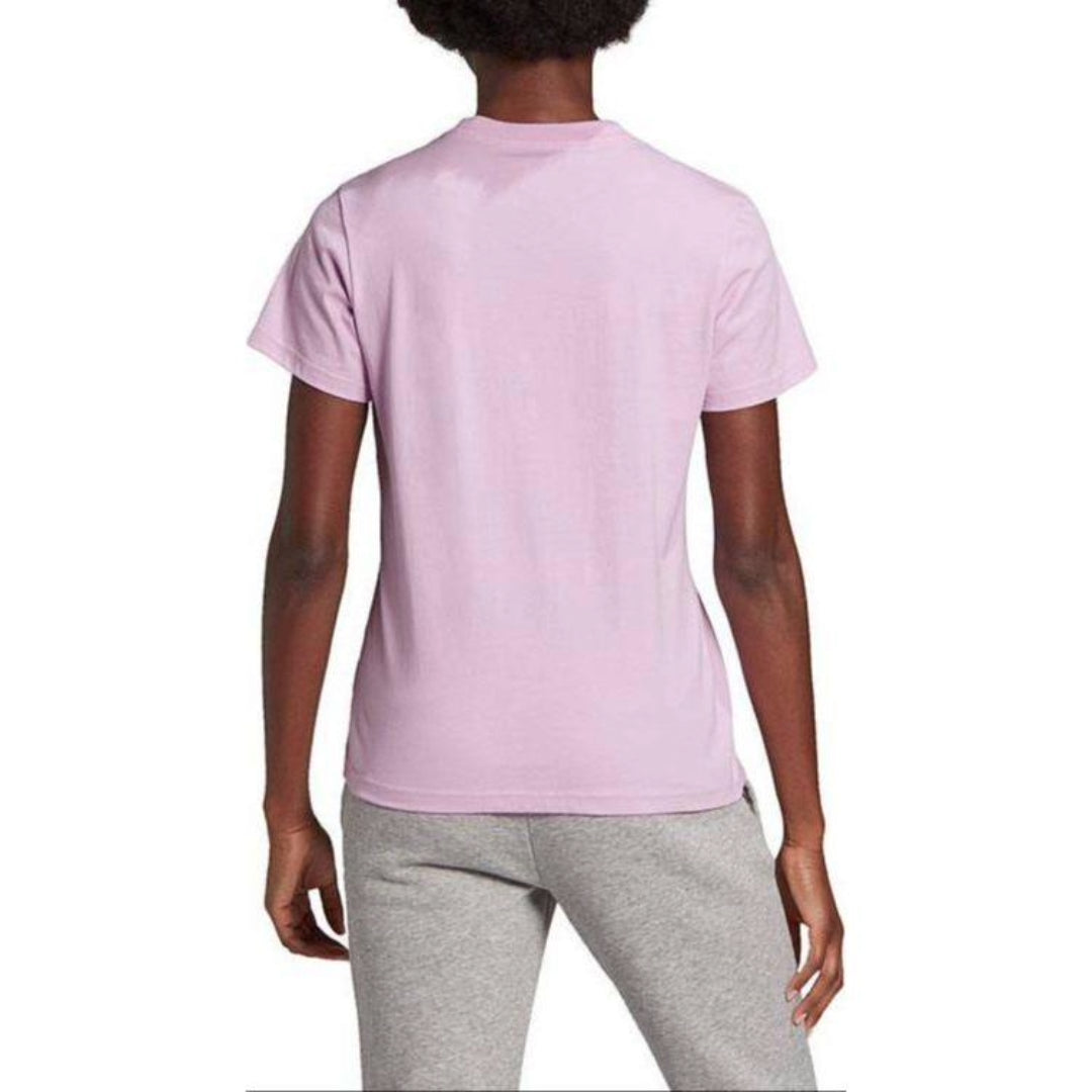 (WMNS) adidas Essential sLogo T-Shirt Asia Sizing 'Pink White' GV4030