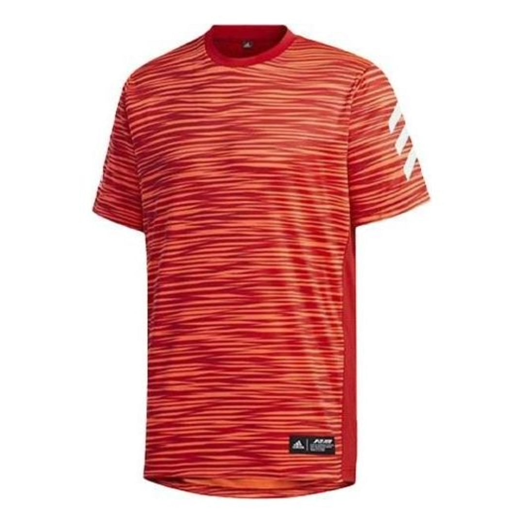 adidas 2nd Uniform ZEBRA Baseball T-Shirt 'Red' FK1462