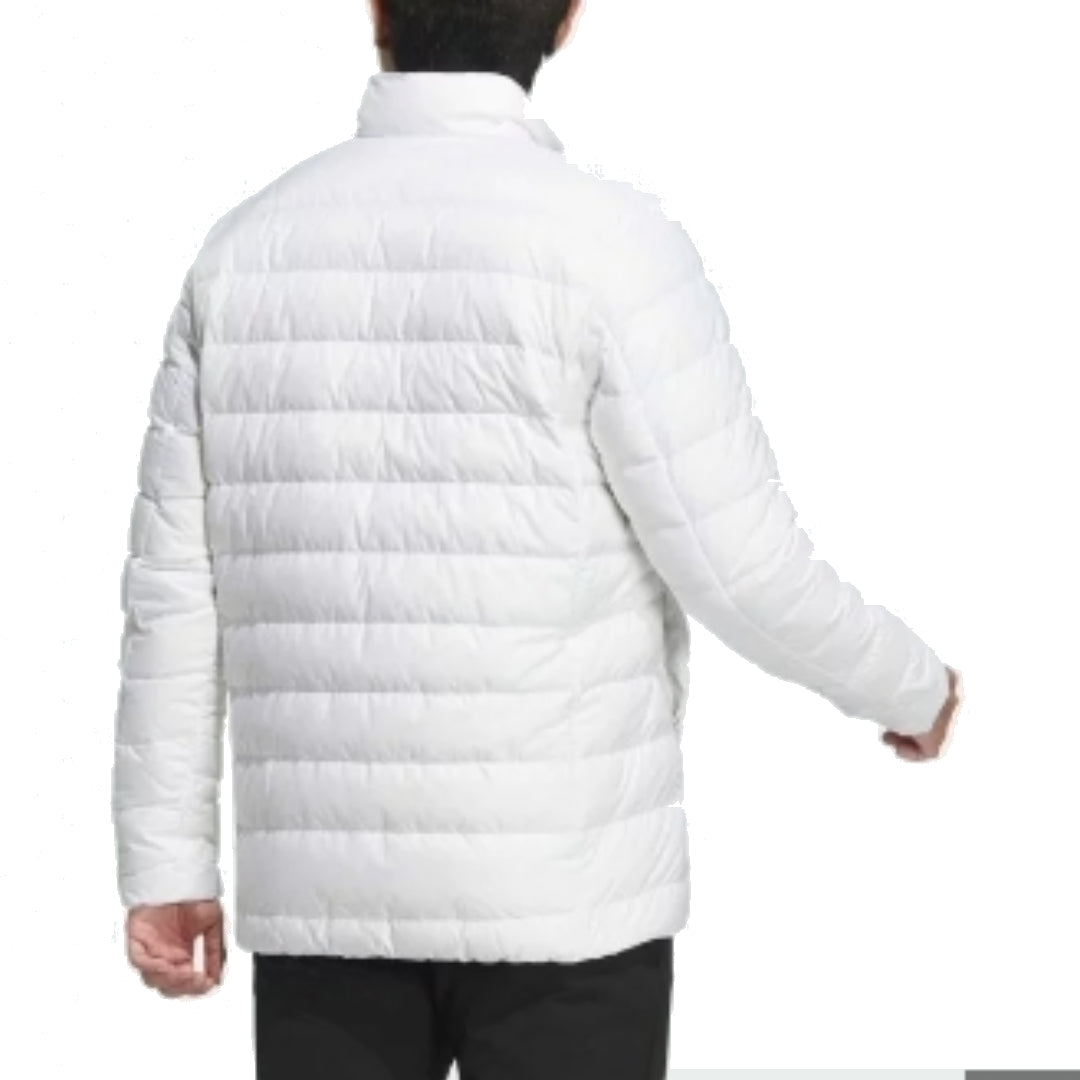 adidas Wind.RDY Thermal Water Repellent Full Zip Down Jacket 'White' HZ6070