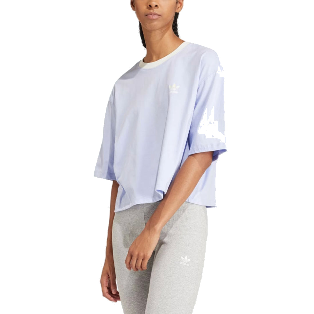 (WMNS) adidas originals Graphics T-Shirt Asia Sizing 'Purple White' IT9820