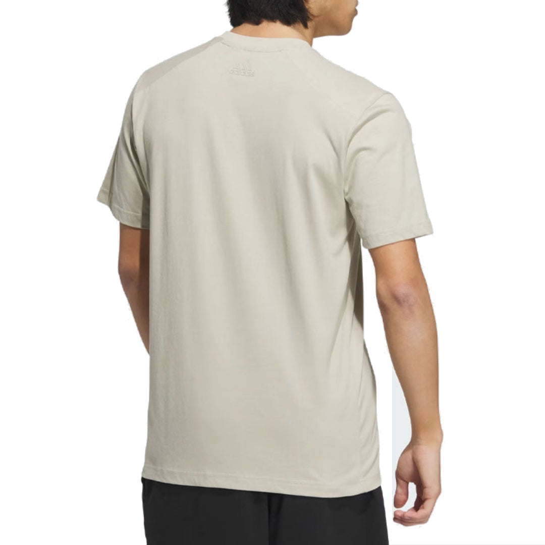 adidas Graphic T-Shirt Asia Sizing 'White Blue' JP4585