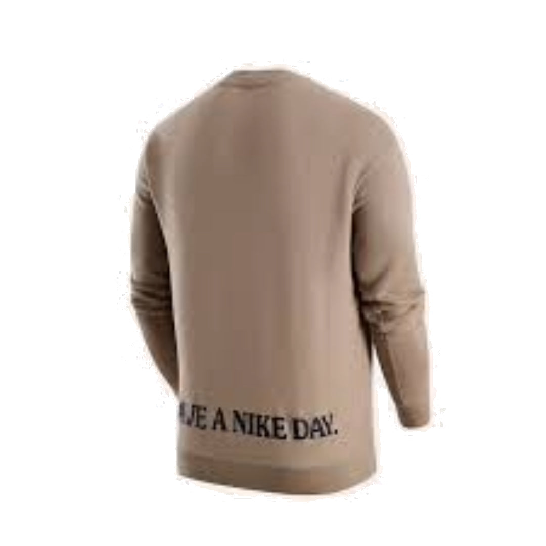 Nike HBR Statement Sweater 'Tan White' HJ0836-247