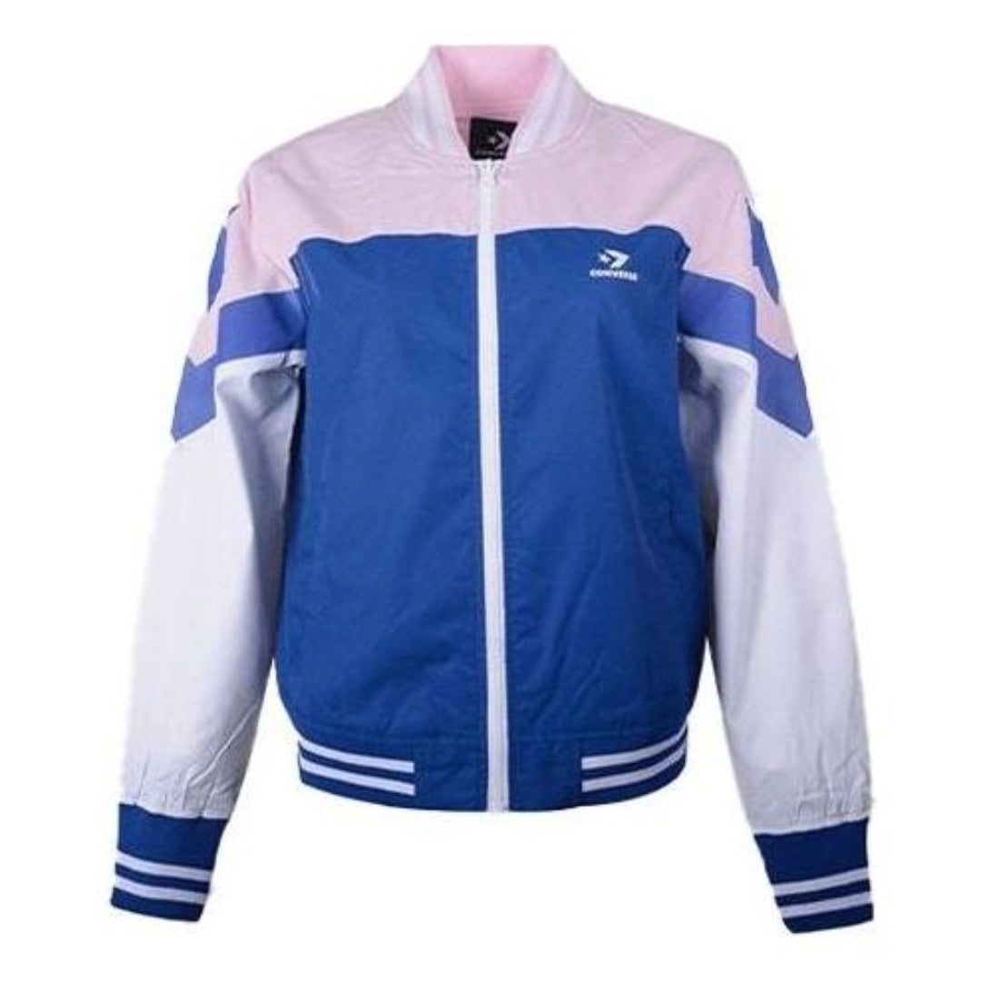 (WMNS) Converse Non-Padded Baseball Bomber 'Pink Blue White' 10017460-A01