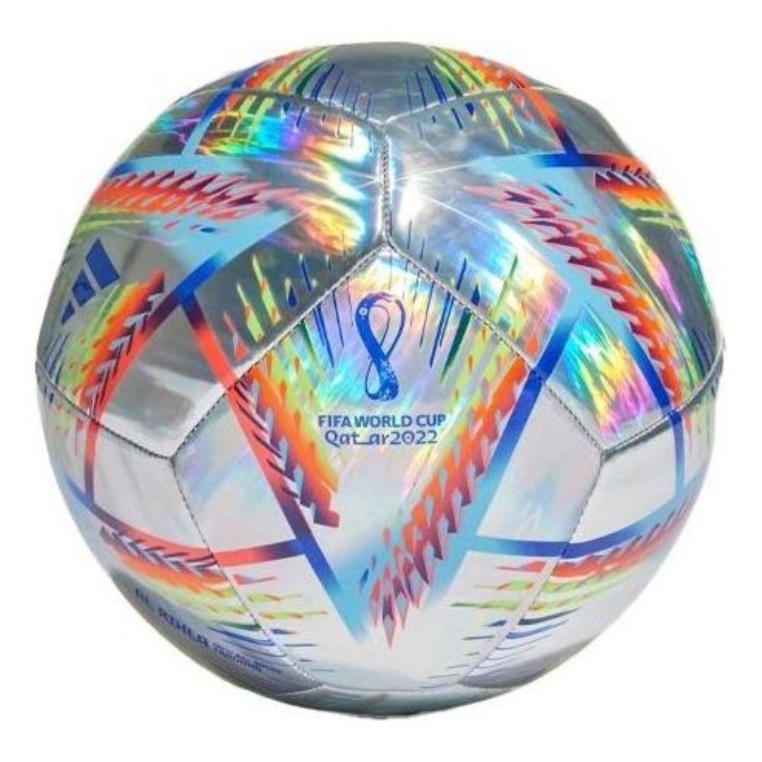 adidas Al Rihla Training Hologram Foil Ball 'Silver Blue' H57799