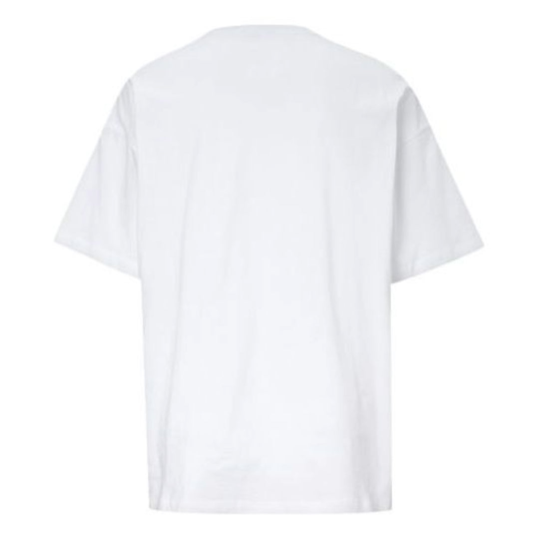 (WMNS) Converse All Star T-Shirt 'White Black' 10020932-A01
