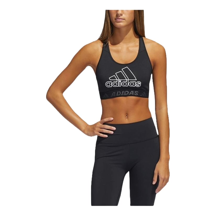 (WMNS) adidas Don't Rest Badge of Sport Bra 'Black White' GL0579