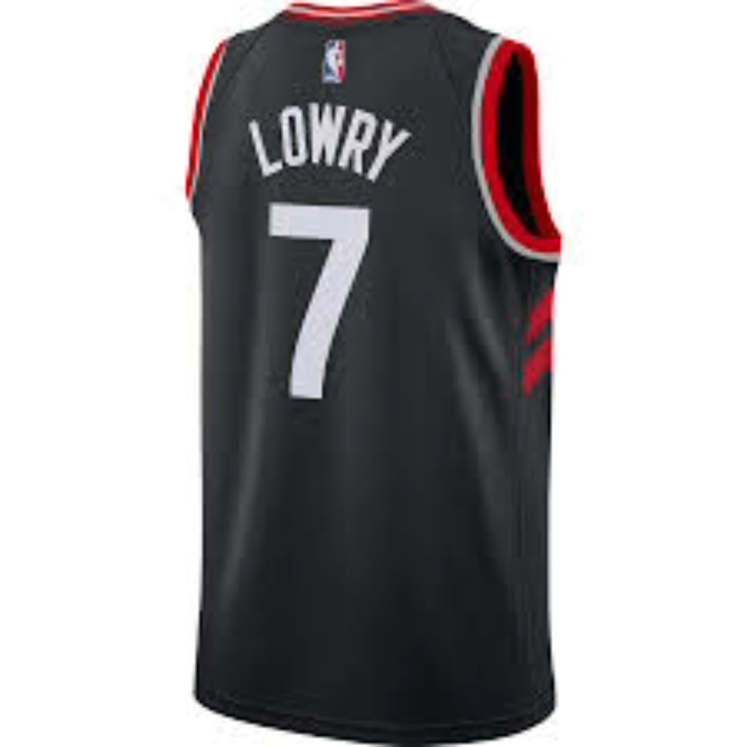 Nike Toronto Raptors Kyle Lowry Statement Jersey 'Black Red White' CV9495-012