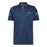 adidas 3-Stripes Polo Shirt 'Blue' HC5353
