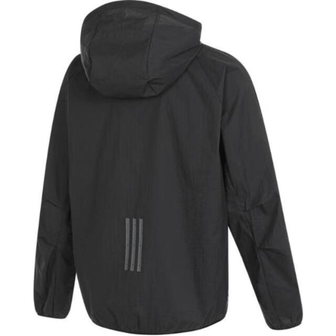 adidas Tech Lightweight Woven Jacket Asia Sizing 'Black' JI8658