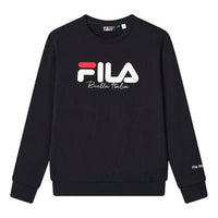 FILA Classic Logo Crew Sweater 'Black White' F11U249201F-NV