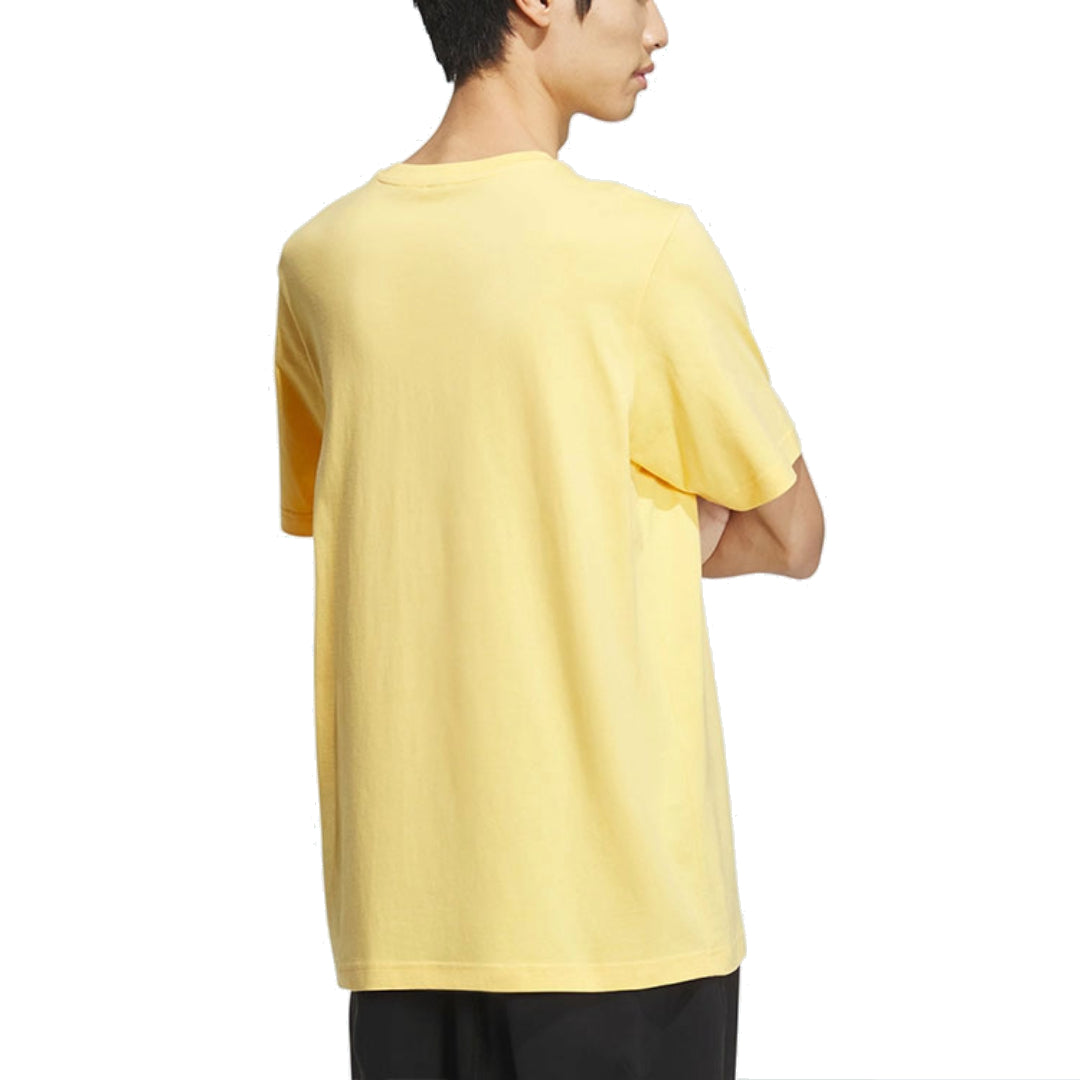adidas China T-Shirt Asia Sizing 'Yellow White' JI6835