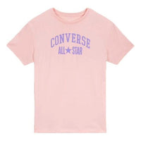 (WMNS) Converse Sport Graphic T-Shirt 'Pink Blue' 10017793-A02