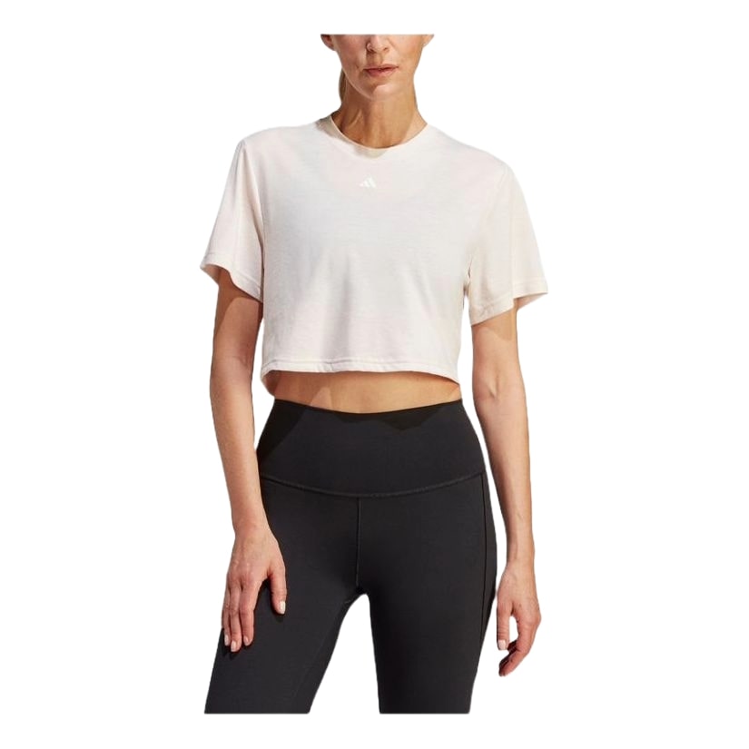 (WMNS) adidas Studio T-Shirt 'White' IB8565