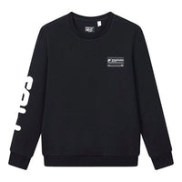FILA Logo Print Sports Pullover 'Black White' F11M149208F-NV