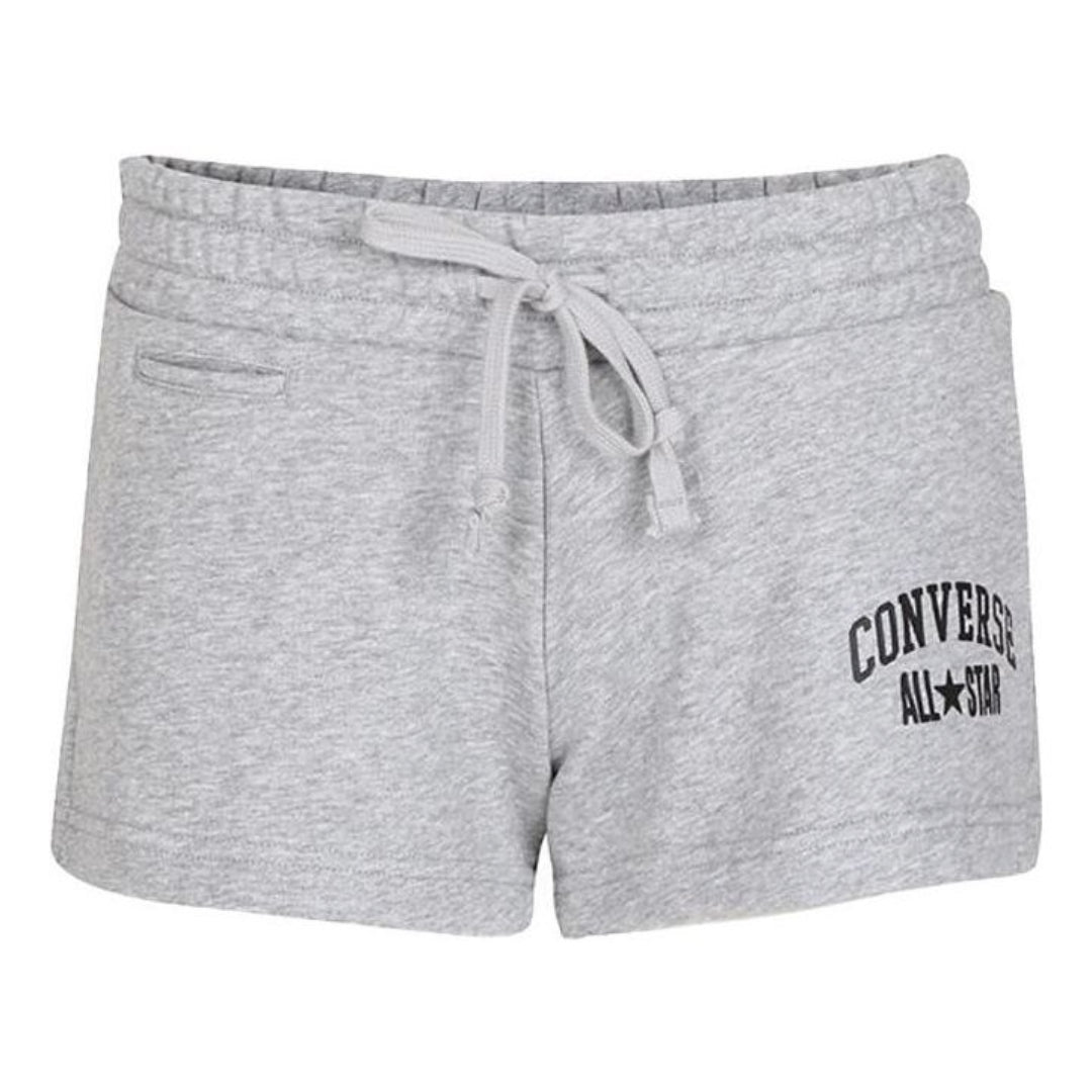 (WMNS) Converse All Star Running Shorts 'Grey Black' 10017829-A02