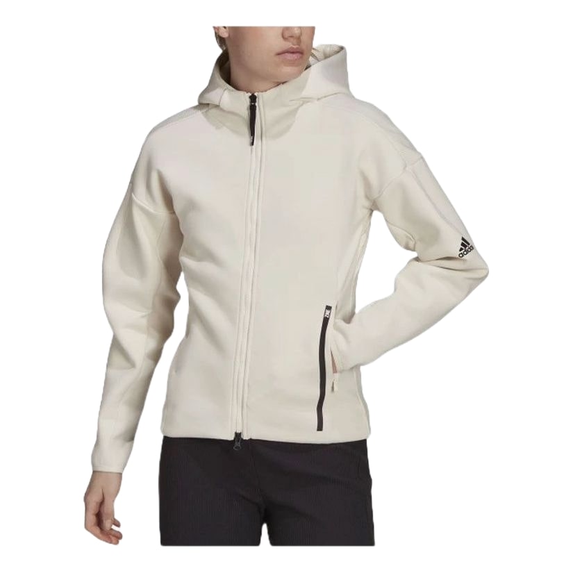 (WMNS) adidas Z.N.E. Sportswear Hoodie 'White' H40976
