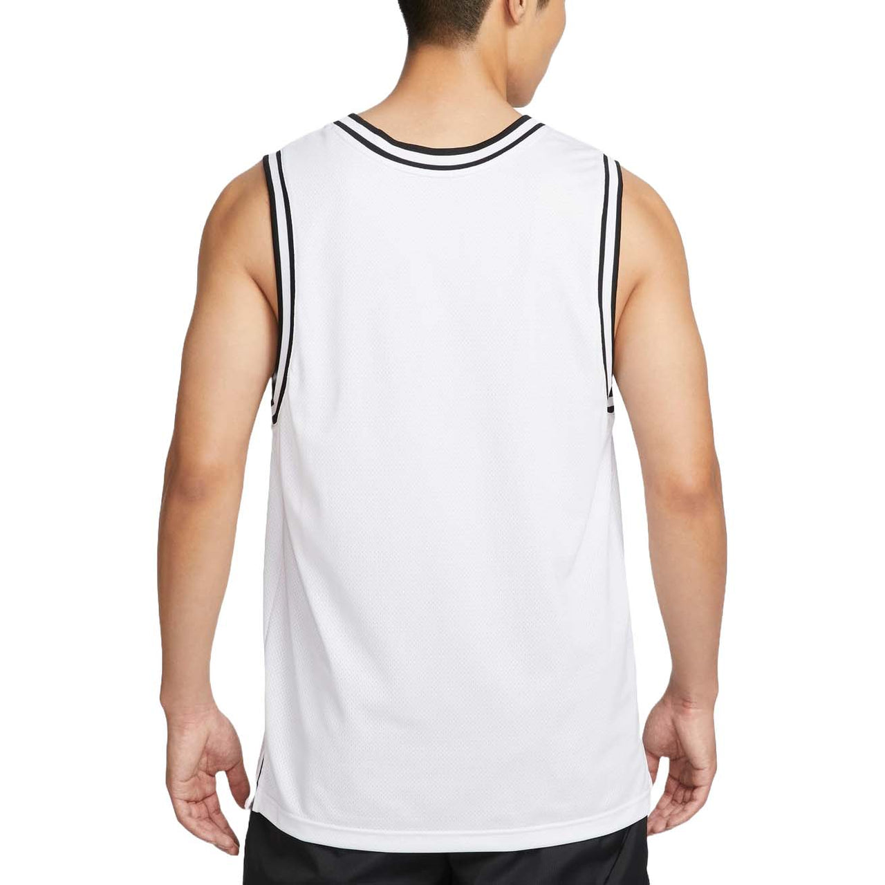 Nike DNA Basketball Jersey Asia Sizing 'White Black' FQ3708-100