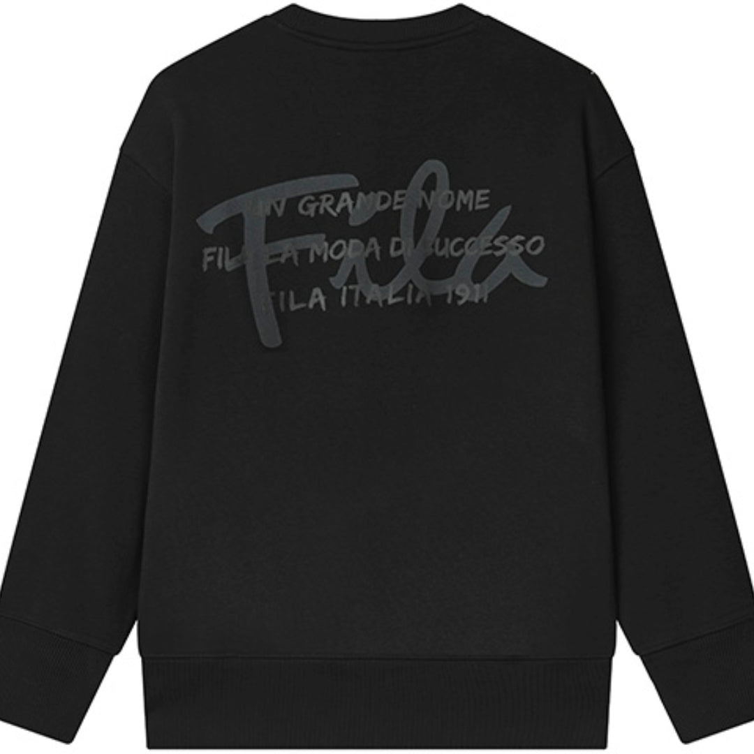 FILA Logo Sweater 'Black' F11U248201F-BK