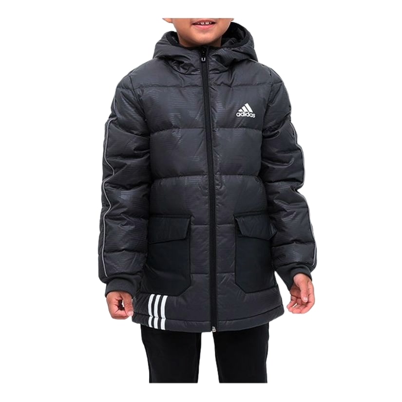 (GS) adidas Insulated Jacket Asia Sizing 'Black' H45038