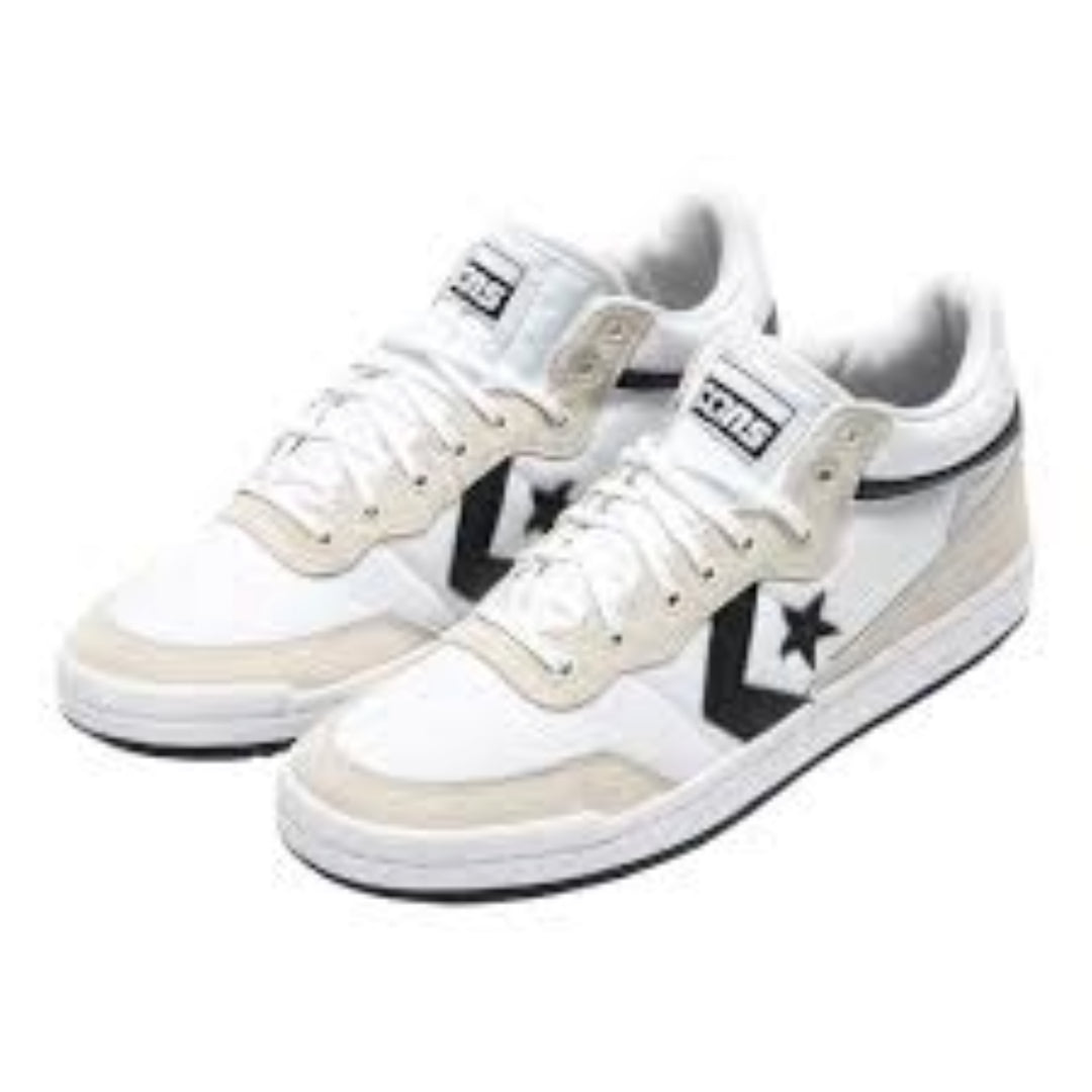 Converse Fastbreak Pro Leather & Suede 'White Black Beige' A09868C