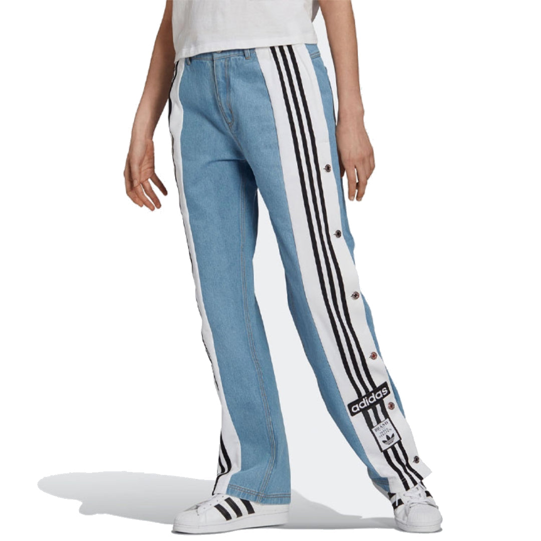 (WMNS) adidas Denim Adibreak Pants 'Blue White' H59020