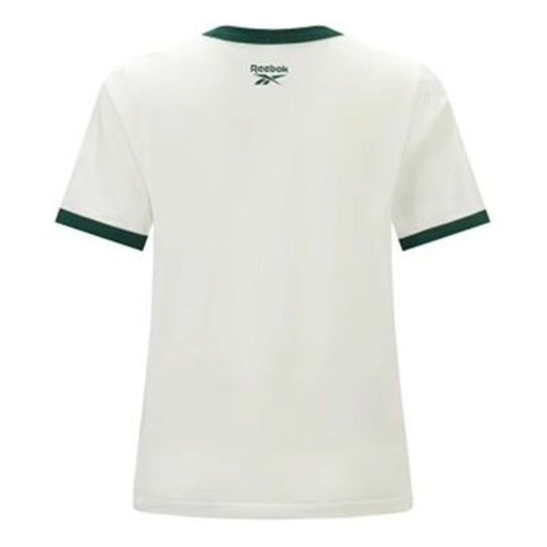 (WMNS) Reebok T-Shirt 'White Green' 24SRM410WGW1