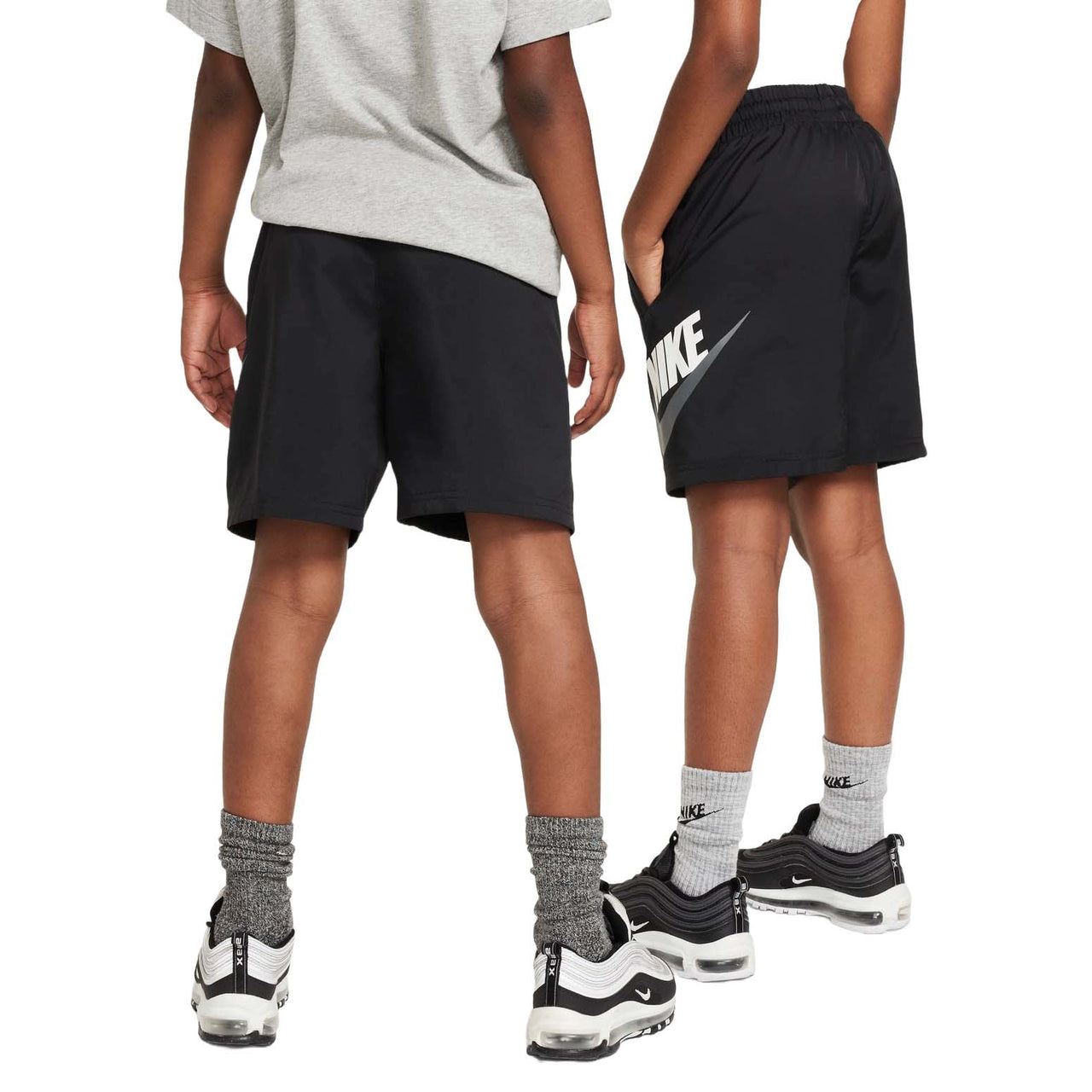 (GS) Nike Sportswear Woven Shorts 'Black' FN8756-010