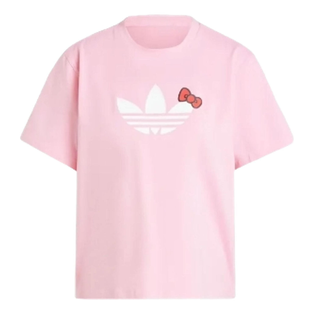 (WMNS) adidas x Hello Kitty Trefoil T-Shirt 'Pink' IX7882