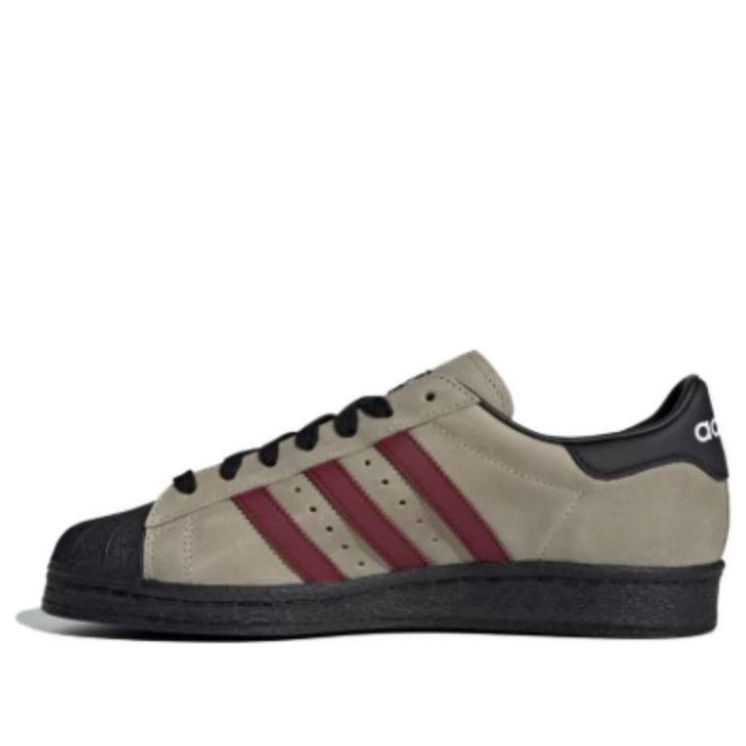 adidas originals Superstar 82 'Grey Black Burgundy' IF6188