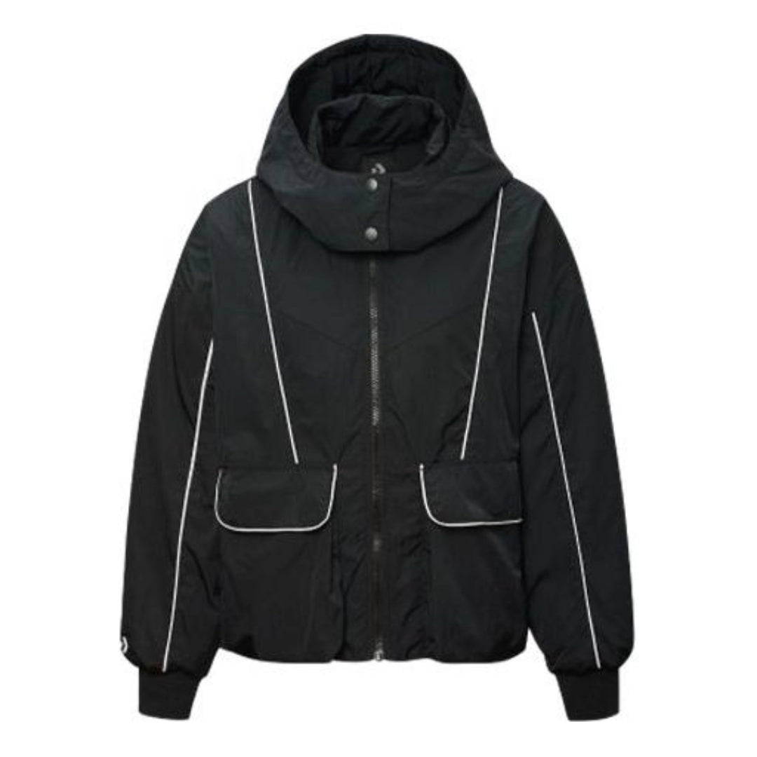 (WMNS) Converse Casual Down Jacket 'Black' 10020547-A01